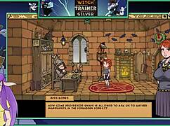 Witch Trainer Silver 19 s veľkými prsami cartoon hentai brunetka anime sexy hra