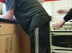 Bisexual Gay Male Lets You Pull Pants Down and Fuck His Ass in Garage, Damn!