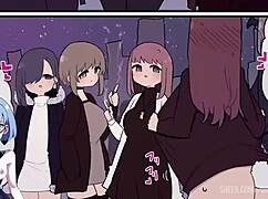 In this hentai series, a futanari character engages in explicit acts with others in anime style