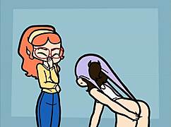 “what’s with these animated girls in wild wedgie clips?”