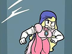 ¿Qué pasa con estas chicas animadas en clips de wedgies salvajes?