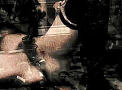 vintage rope bondage in dark london swinging sixties, so intensse...