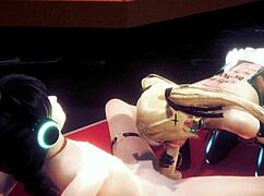 Sissy Femboy Trap Receives Blowjob And Bareback Chair Sitting In Yaoi Anime