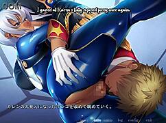 Soldier dominates big-breasted girl in hypnosis.