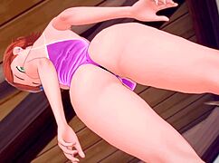 i want gwen's shaved pussy filled with big cock... uncensored hentai