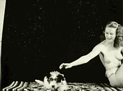Vintage taboo scenes with a classic pussy and pooch storyline, cool stuff!