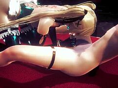 Sissy Femboy Trap Receives Blowjob And Bareback Chair Sitting In Yaoi Anime