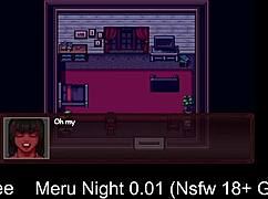 meru night 0 01 nsfw game, what erotic hentai monster does to anime girl?