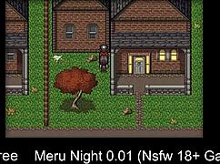 meru night 0 01 nsfw game, what erotic hentai monster does to anime girl?
