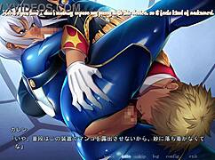 Soldier dominates big-breasted girl in hypnosis.