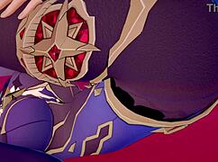 Mona Craves Hard Fucking in Love Hotel - Genshin Impact 3D Action