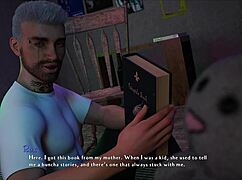 big tits hentai anime game with 3d boobs in being a dik 303