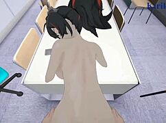 zhu yuan and grace howard bang hard in pov hentai scene