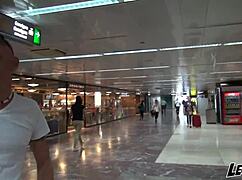 a vagrant approaches ginger for a blowjob.