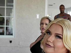 bbc trainer, you gonna let two blonde bbws suck that huge cock?