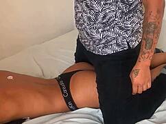 Horny Stepsister Receives Ebony Massage On Natural Tits And Ass