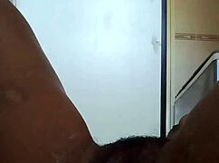 Kellybabee fingers her black pussy in solo masturbation