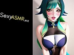 i moanin asmr cosplay anime baddie