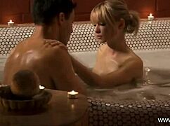 Exotic couple's intense romantic encounter