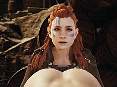 Unbelievable! Horizon Zero Dawn's Aloy Gets Creampied in Wild 3D Porn Action! See It Now!