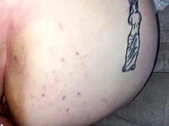 blonde anal slut girlfriend takes it hard in interracial scene