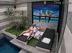 I call room service girl for a wild blowjob finish