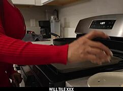 Big ass milf bends over for monster cock lick and doggystyle after handjob