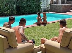 Orgy at the secret mansion of buds with Megan Fiore