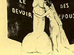 Wow, check out this vintage erotic cartoon with steamy hentai vibes!