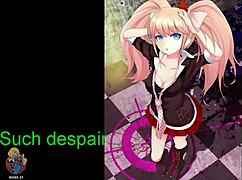 This Junko Enoshima hentai from Danganronpa Rule 34 is so hot! 🔥