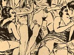 Wow, check out this vintage erotic cartoon with steamy hentai vibes!