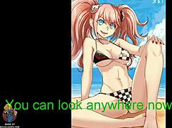 This Junko Enoshima hentai from Danganronpa Rule 34 is so hot! 🔥