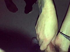 Tattoed Chick Sucks Stranger in Video Booth