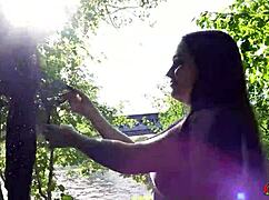 german scout picks up curvy wendy marvell for public casting fuck