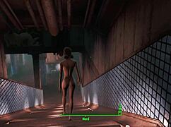 Scena z Fallout 4 staje się dzika z pancerzem mocy i hardcore akcją w stylu anime