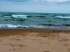 Creampied Her Tight Pussy After Beach Date Fun