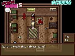 collecting items in zombies retreat hentai game