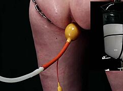 Bound Anime Girl Sparkle Struggles in BDSM Enema