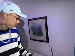 blonde guy takes big black cock until climax