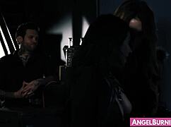 Goth bitches riding stiff cock 😈