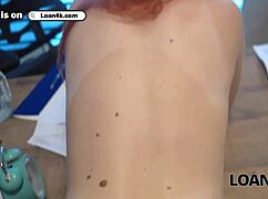 Can You Handle This Little Redhead Whore's Big Tits Bouncing On Dick In Office?