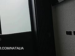 Schoolgirl reveals she sucks cock with red knees at home