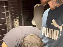 Me n’ the guys messin’ around in the bathroom, ya know?