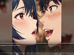 Couple Confesses Naughty Fantasies In Hentai Game
