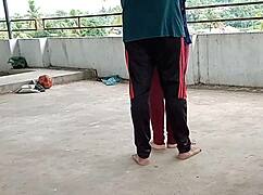 Seduced Neighbor's Wife on Rooftop for Hard Indian Fuck