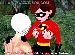 Эластика жестко трахается на секретной миссии в полном фильме Незримые! 😏