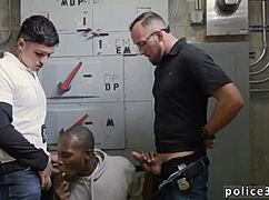 A filipino teen shoplifts a movie and gets caught in a gay sex scene leading to donk fucking