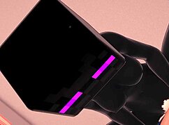 Girlfriend Dresses As Enderman For Bed Play In 3D Minecraft Hentai