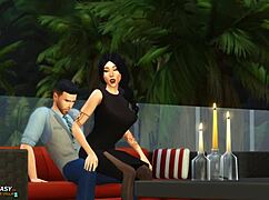 Vip escort Alice Spencer-Kim rides and bends over in cartoon hentai cowgirl doggystyle