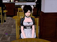 Exploring the harem hotel in this anime game update.